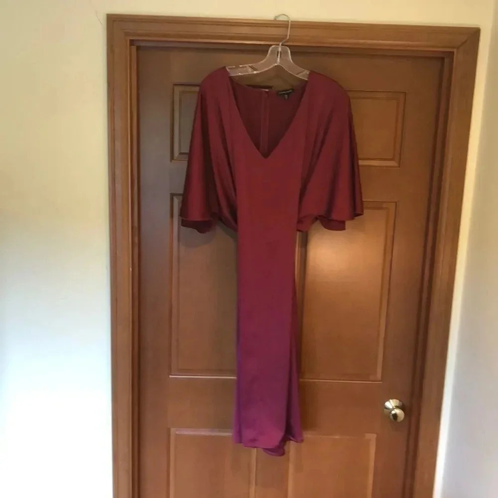 NWOT Universal Standard raspberry short sleeved dress